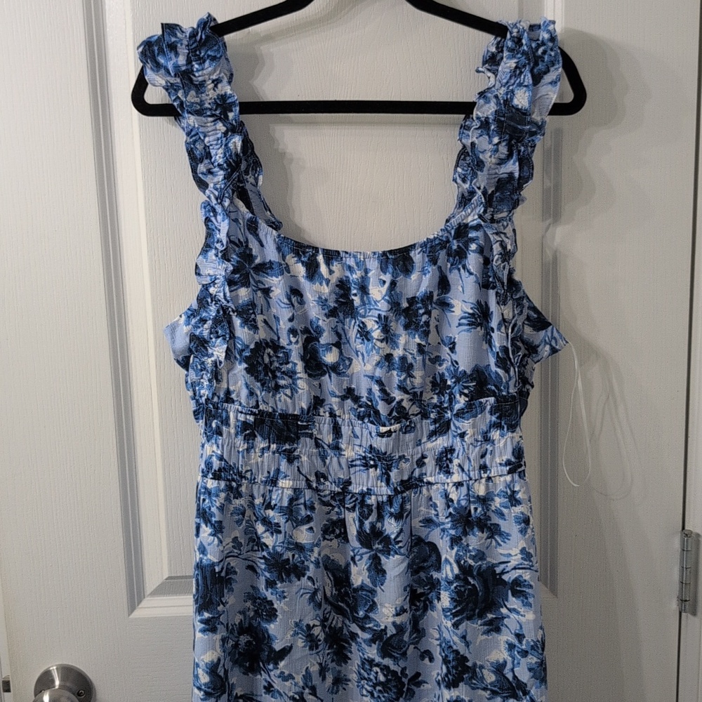 Bootlegger Floral Summer Maxi Dress With pockets New without Tag XXL - Picture 5 of 14